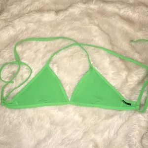 Bright Green Jolyn triangle top